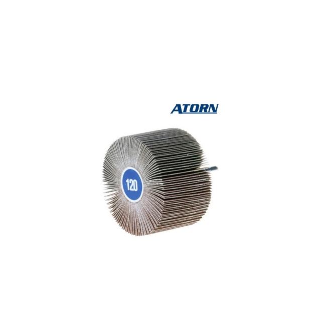 Brúsny kotúč lamelový 10x10mm K120 so stopkou d 3mm ATORN