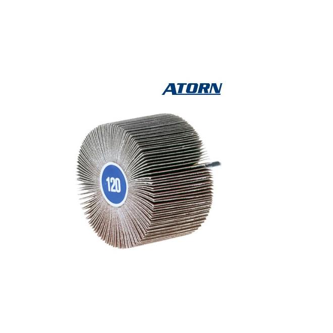 Brusný kotúč lamelový 60x40 mm K60 so stopkou 6mm ATORN