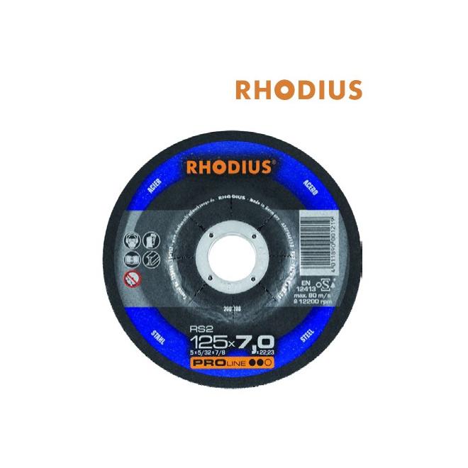 Brúsny kotúč 125x7x22,23 mm pre kovy RHODIUS