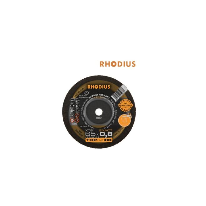Rezný kotúč 65x1x6 mm rovný na nerez A 60 U9 BF 1433 RHODIUS