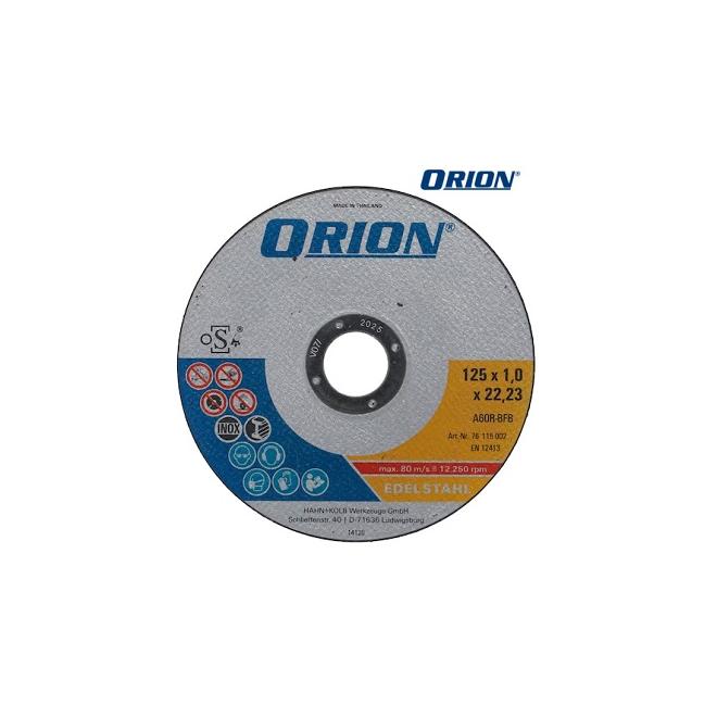 Rezný kotúč 125x1x22,23 mm A60R-BFB ORION