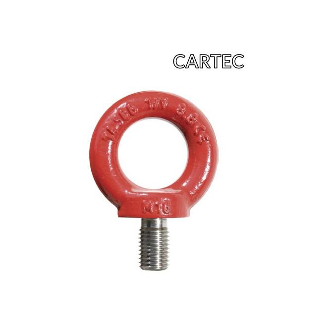 Oko závesné M10 skrutka DIN 580/582 nosnosť 1t Cartec