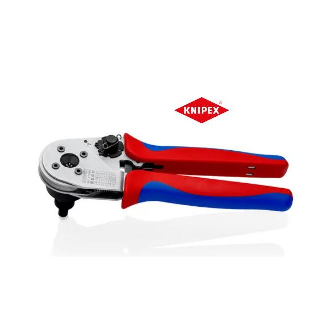 Kliešte 230 mm 0,35 - 3 mm krimpovacie 4-tŕňove KNIPEX 97 52 67 DT