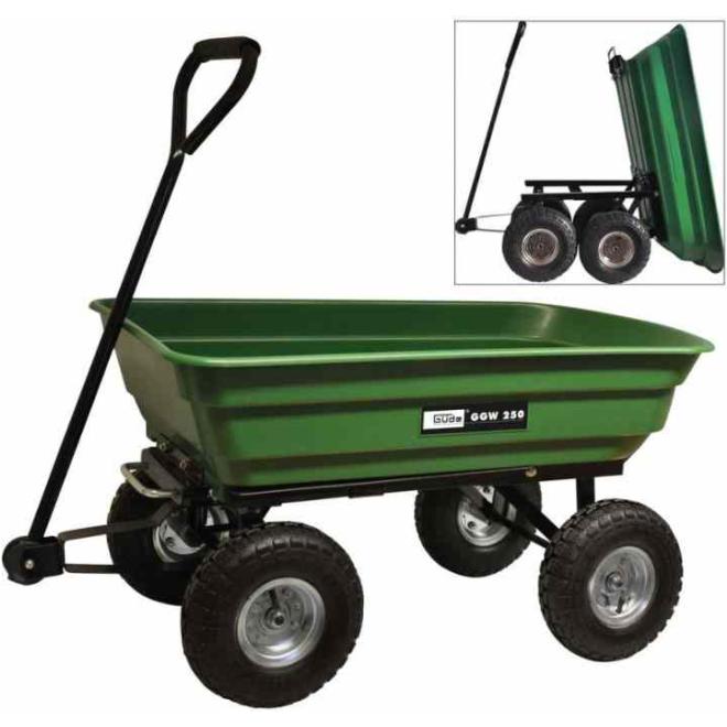 Vozík záhradný 75L 1225x582x920mm nosnosť 250 Kg