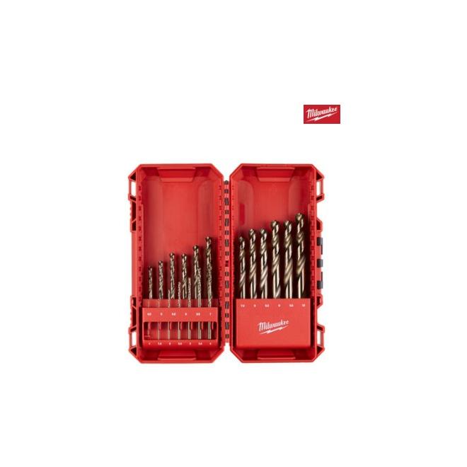Vrták D1-10 sada 19ks HSS-G s valcovou stopkou MILWAUKEE 4932493867
