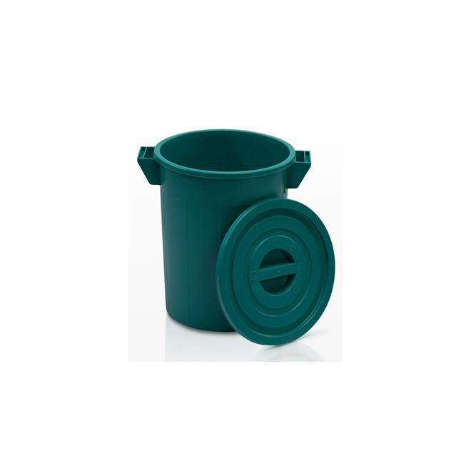 Nádoba plastová 50 l 41x49 cm zelená bez veka