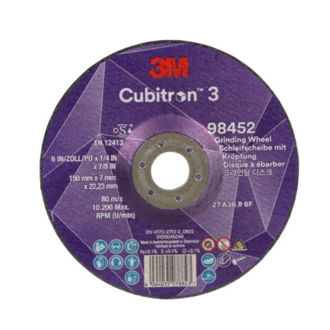Brúsny kotúč 150x7x22 mm P36+T27 Cubitron IIl 3M