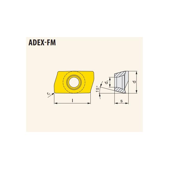 ADEX 070206SR-HF M8340 frézovacie plátky PRAMET