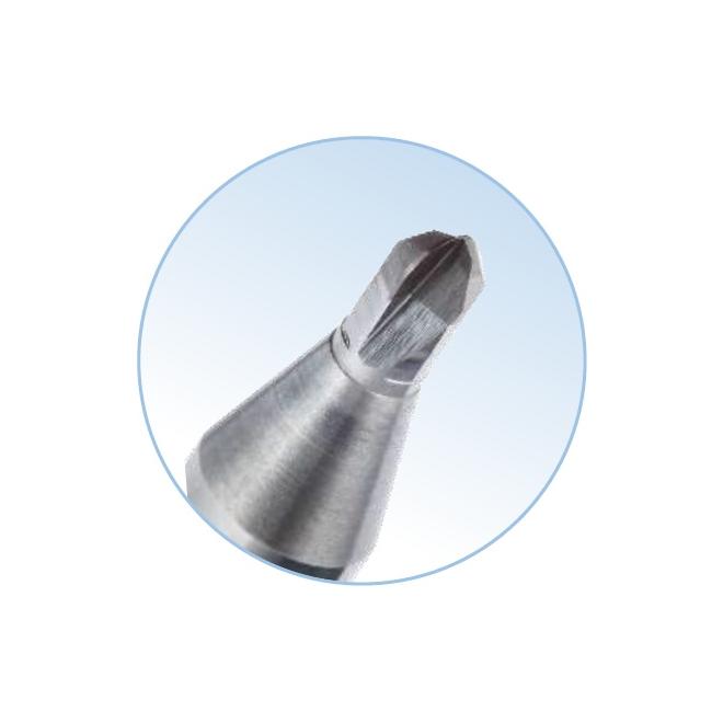 Fréza D0,4 R0,2 2z 0° rádiusová lapovacia L2=0,4 CBN ToolREX TW