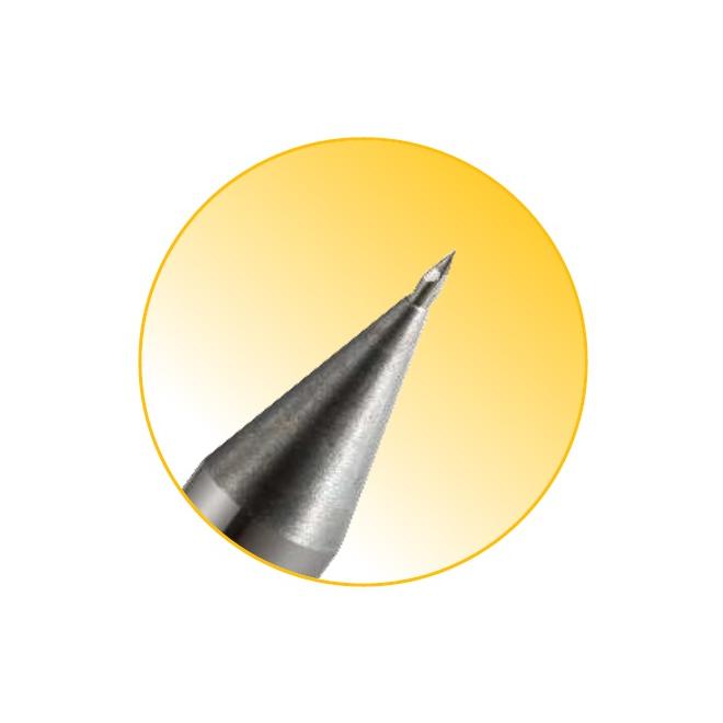 Fréza D0,05 2z TA=40° gravírovacia L2=0,7 CBN ToolREX TW