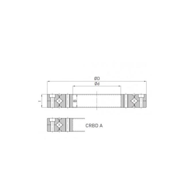 CRBD-05515A-WW-C8-P5 HIWIN axiálne valčekové ložisko