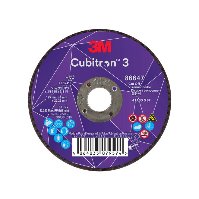 Rezný kotúč 125x1x22 mm Cubitron III 3M