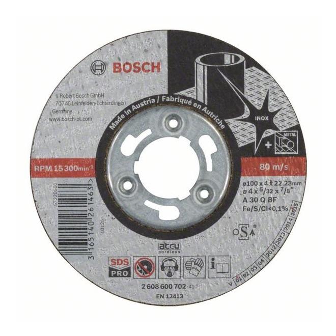 Rezný kotúč T41 100x4,0x22,23 A 30 Q-BF BOSCH 2608600702