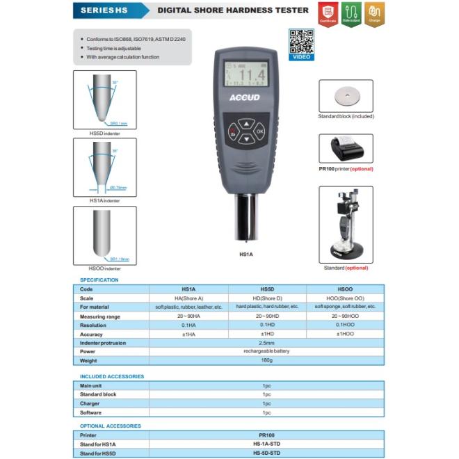 Tvrdomer HS1A digitálny ACCUD