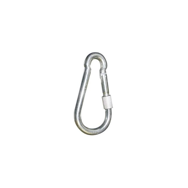 Karabína 60x6 mm so skrutkovou poistkou pozinkovaná