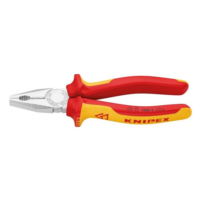 Kliešte 180 mm kombinované 1000 VDE 0306180 Knipex