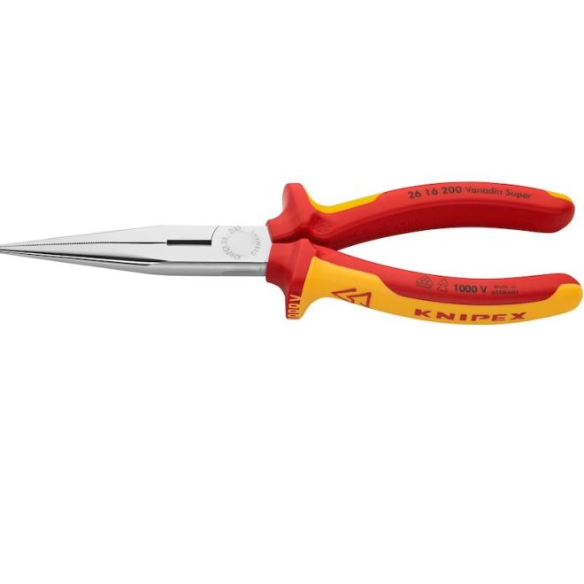 Kliešte 160mm rovné s úzkymi čeľusťami Knipex