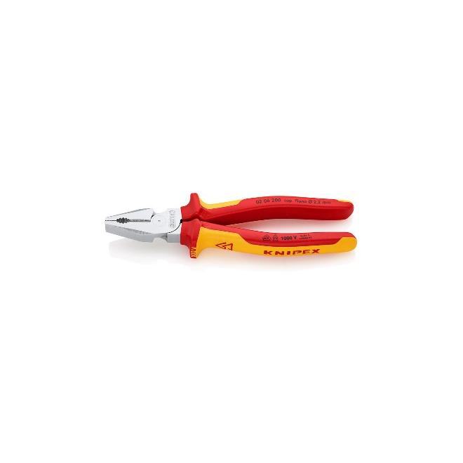 Kliešte kombinované s chrom. hlavicou 200 mm Knipex