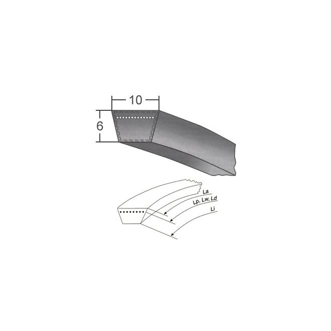 Klinový remeň 10x780 Li/800Lw