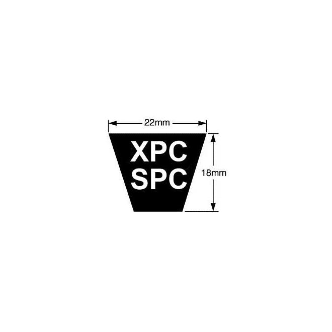 Klinový remeň XPC 3350 Lw STRONGBELT