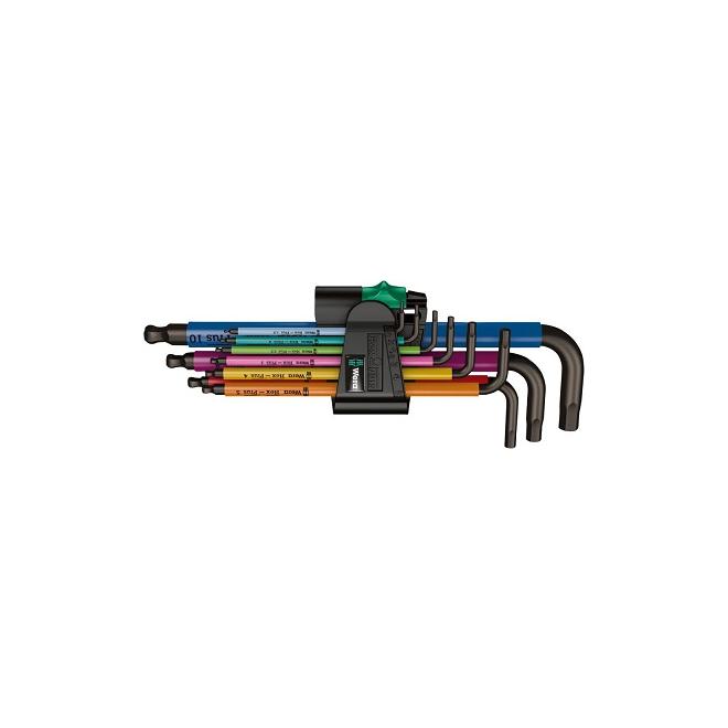 Kľúč inbusový sada 9 ks multicolor Wera
