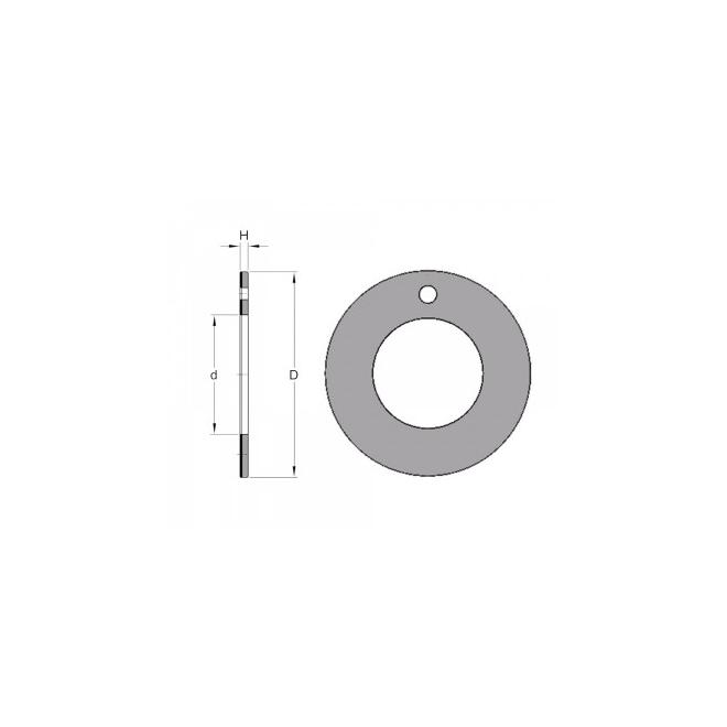 Axiálne ložisko B10 A22 KU s vrstvou PTFE