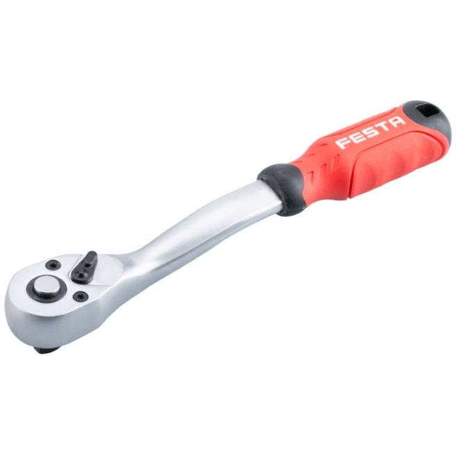 Ráčna FESTA CrV / CrMo vyhnutá 3/8" 45T