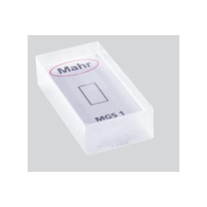 Etalón drsnosti Ra 0,1 µm  MGS 1 sklenený ISO 5436-1 typ C3 MAHR