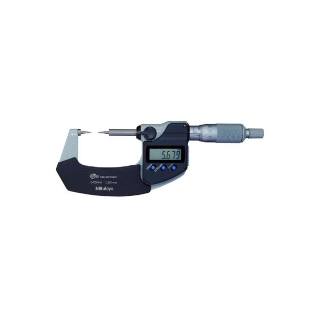 Mikrometer 0-25 / 0,001 strmeňový digitálny 15° presnosť ±2 µm IP65  Mitutoyo