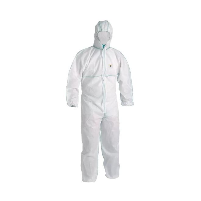Jednorázový oblek CHEMSAFE C1 OVERAL, veľkosť M-3XL biely jednorazový CERVA