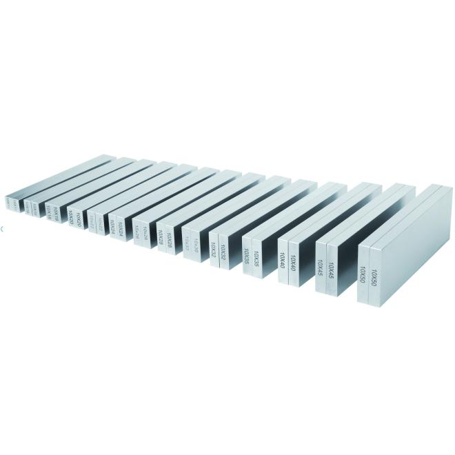 Paralelné podložky 10x150 mm ,výška 14 - 50mm  (14 párov) ACCUD