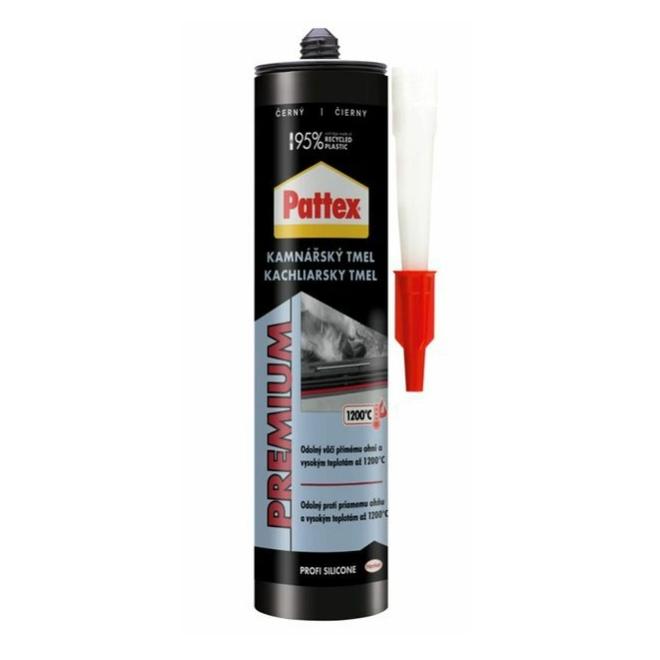 Tmel kachliarsky žiaruvzdorný čierny do 1200°C 280 ml PATTEX