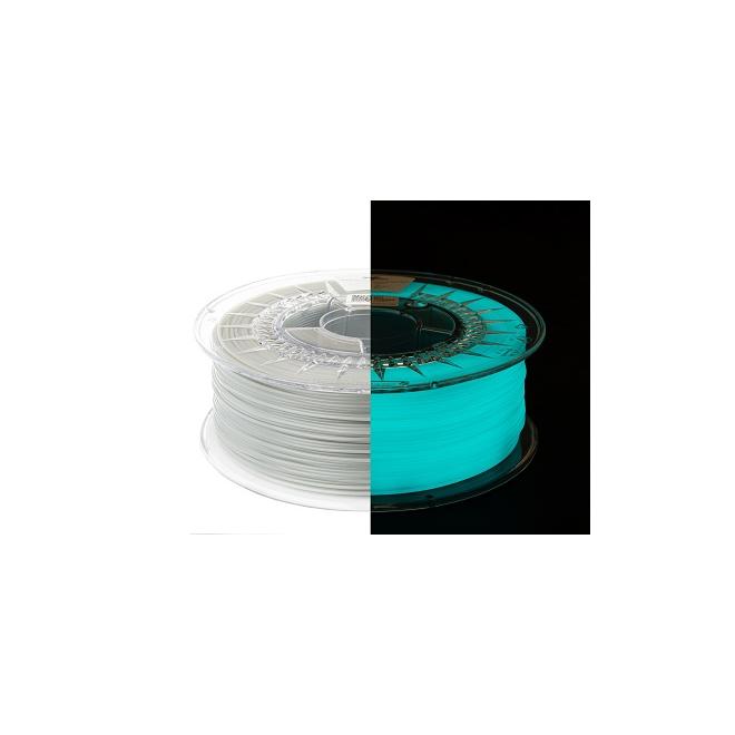 Filament Struna PET-G D1,75 / 1kg Blue (Glow in the Dark)