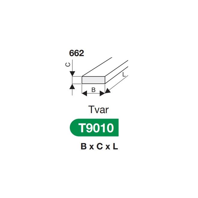 Brúsny pilník T9010 25x13x200 99A 220 O 6 V 80 obdĺžnikový Tyrolit 66251 2519.80