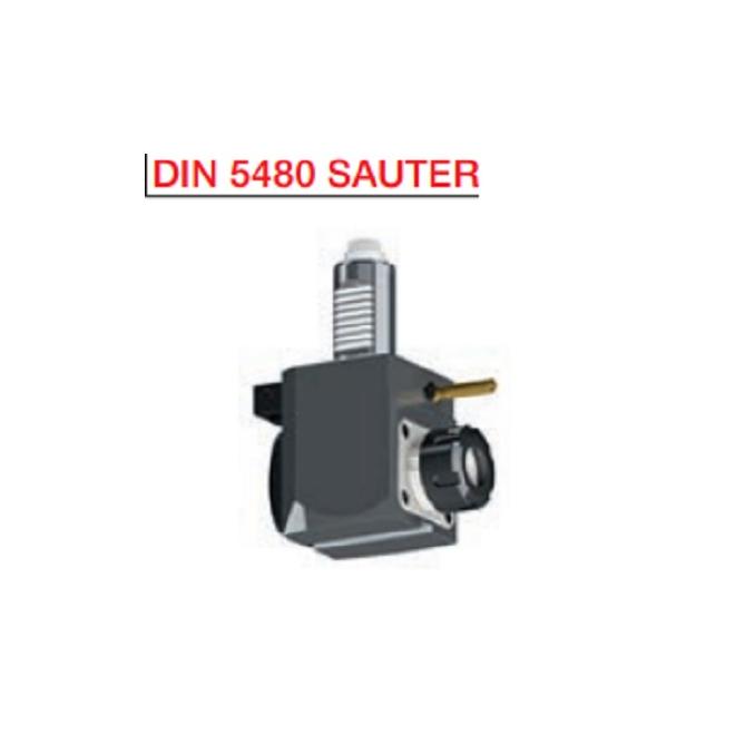 Poháňaný držiak VDI40 ER32 uhlový (radiálny) DIN 5480 Kintek pre SAUTER