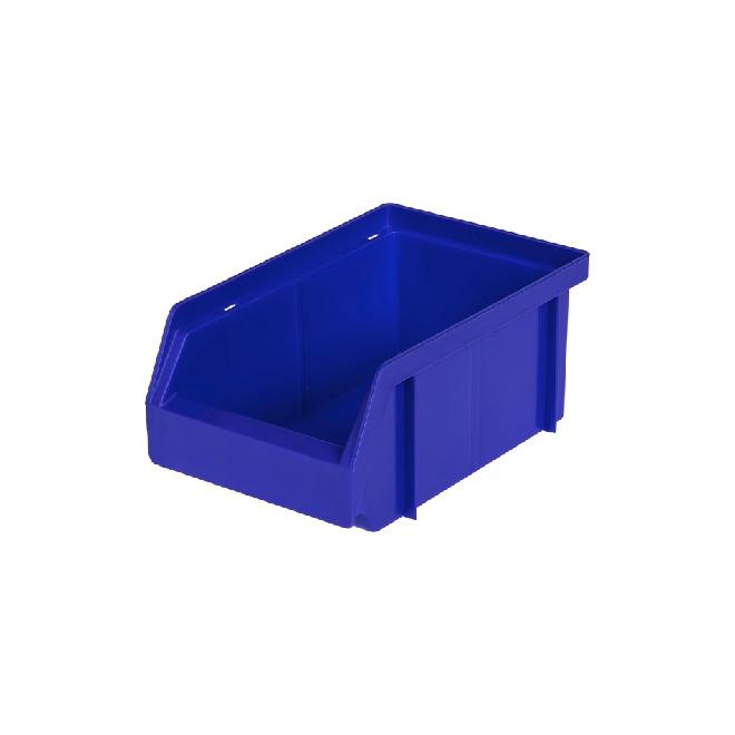 Prepravka 161/140x106x75 mm priehľadná modrá veľkosť 4 HK
