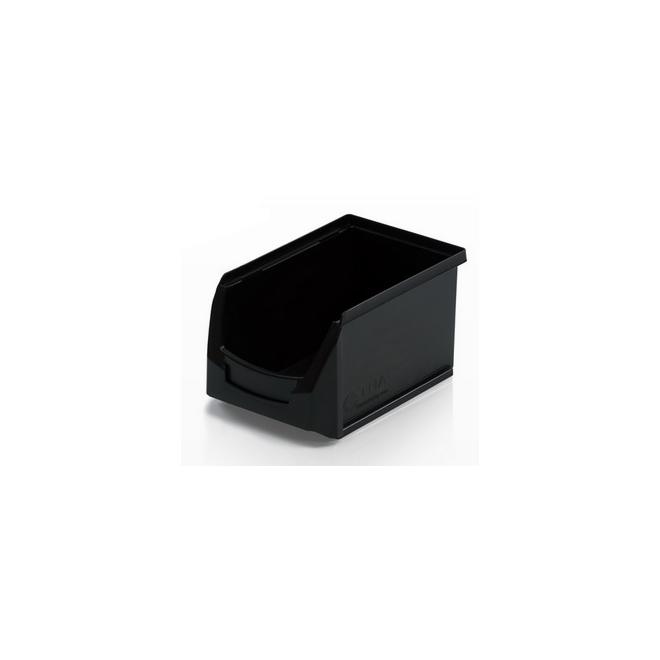 Prepravka 230x150x125 mm skosená čierna