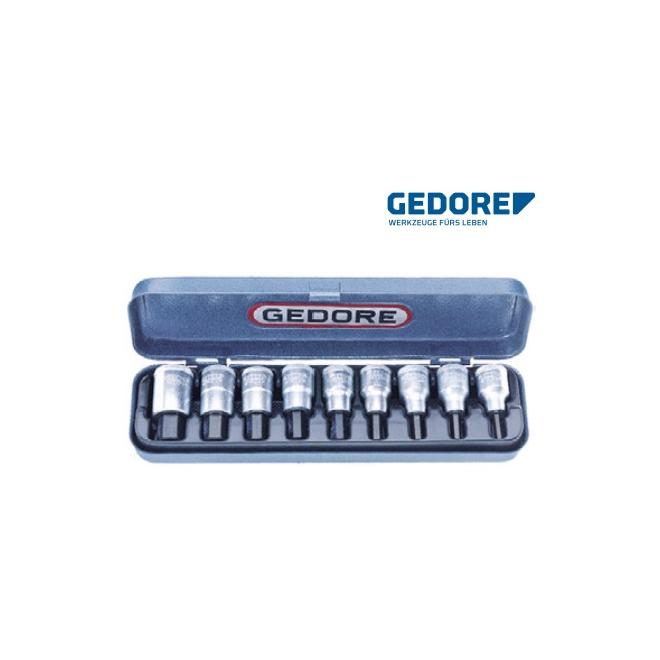 Sada adaptérov bitov 1/2" 5-17 mm škrutkovací 6 hran. GEDORE