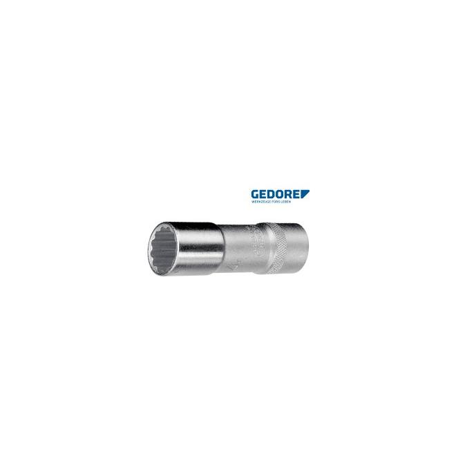 Hlavica 1/2" 17 mm DIN 3124 6-hran dvojitý dlhá GEDORE