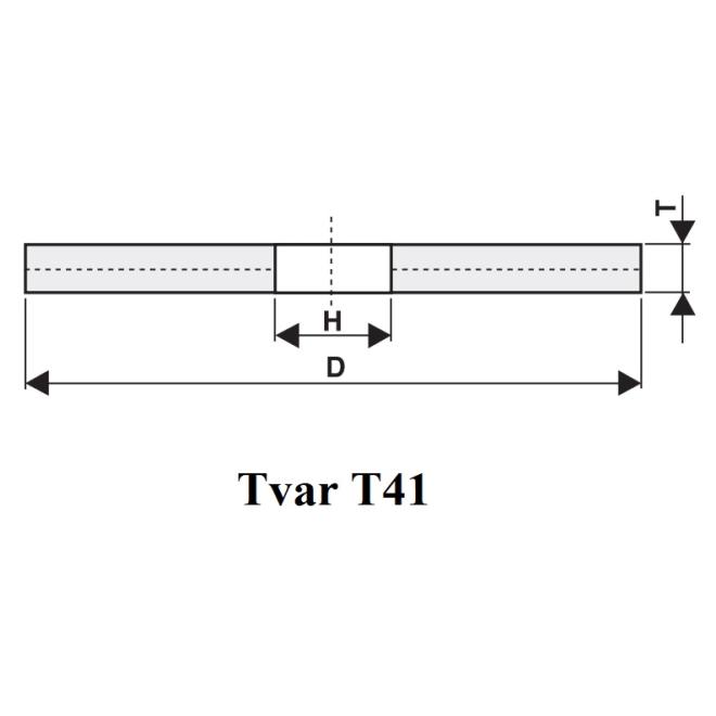 Rezný kotúč T41 200x1,5x20 A 60 O 5 B 43 Tyrolit