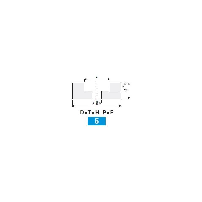 Brúsny kotúč T5 150x32x20 49C 240 J 10 V Carborundum 51136 1544.09