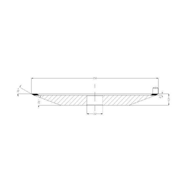 4B2 D160 W4 X2 H32 D46 V30° C125T VB8 NC3 ProTech pre stroje Walter Woodtronic