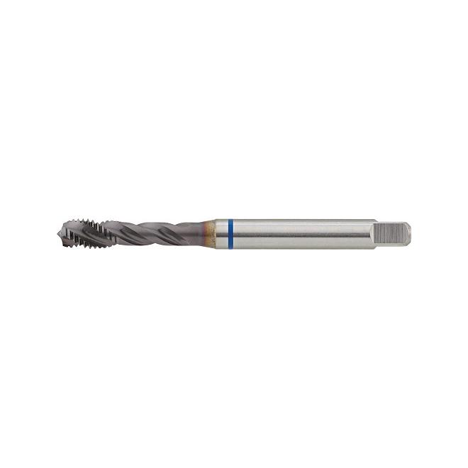 Závitník M4 6H HSSE strojný špirálová drážka DIN 371 vaporizovaný INOX
