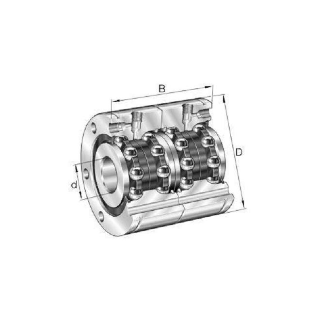 ZKLF 3080-2Z-2AP-XL INA axiálne guľkové ložisko s kosouhlým stykom